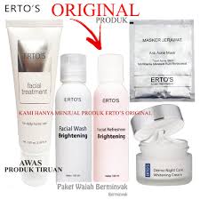 Sederhana kok ladies, pertama kamu wajib mengenali penyebab muka berminyak itu apa. Paket Ertos Untuk Wajah Berminyak Pori Pori Besar Dan Berjerawat 100 Original Erto S Shopee Indonesia