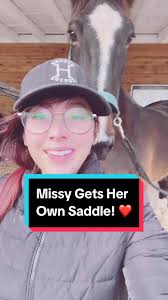 Missy Gets Her Own Saddle! ❤️