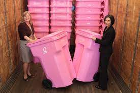 She developed the idea after participating in a fundraiser for the pretty in pink fashion show. Breast Cancer Awareness The Waste Industry Goes Pink Waste And Recycling Workers Week