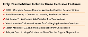 resumemaker.com write a better resume