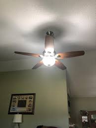 The lights in my ceiling fan flash on and off, what is causing this and how can i fix it? Channing With Led Light 54 Inch Ceiling Fan Hunter Fan