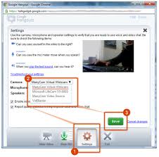 Використовуйте google hangouts, щоб спілкуватися з однією людиною або цілою групою. Webcam Software For Google Plus Manycam