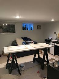 Since our ceiling is low (only 7'8' without ceiling drywall or a final flooring surface), saving the extra space is a big plus. Proper Lighting For Basement Bedroom 12x12ft Home Improvement Stack Exchange