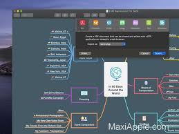 Mindnode Mac Carte Mentale Et Gestion De Projets Gratuit Apps For Mac Map App