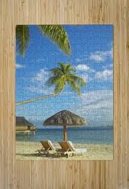 Check spelling or type a new query. French Polynesia Tahiti Bora Bora Lounge Chairs And Thatch Umbrella On Beach With Tranquil Ocean And Bungalows Pacificstock