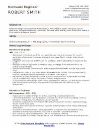 You can pick one that best fits your experience, industry, and style. Hardware Engineer Resume Samples Qwikresume