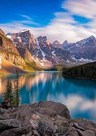 Moraine Lake By Sherwin Calaluan Alberta Canada Iphone Black Wallpaper Iphone Summer Iphone Wallpaper Images