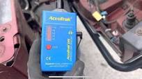Accutec ultrasonic leak detector picks up leak from a few feet away