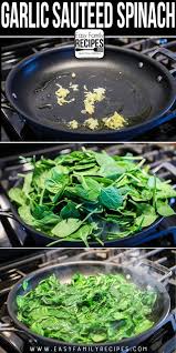 This Garlic Sauteed Spinach Is Our Go To For An Easy Healthy And Delicious Side Dish Easyfami Spinach Recipes Side Easy Spinach Recipes Fresh Spinach Recipes