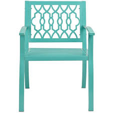 Turquoise Geometric Metal Chair 60 Liked On Polyvore Featuring Home Outdoors Patio Furniture Out Metal Patio Chairs Metal Outdoor Chairs Outdoor Chairs