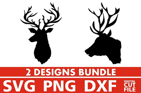 Deer hunting svg free is a free transparent background clipart image uploaded by arka halder. 2x Deer Head Bundle Svg Mask Svg Antlers Svg Hunting Svg 884159 Cut Files Design Bundles