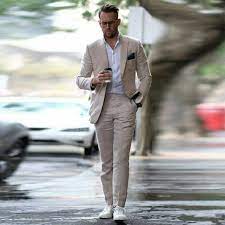 Shop for slim fit mens suits online at target. 2020 Beach Wedding Slim Fit Linen Summer Men Suits Groom Tuxedos Peaked Lapel Bridegroom Suits Best Man Costume Homme Blazer Suits Aliexpress