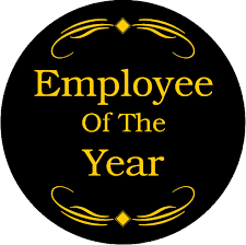 It demonstrates the qualities the nominee holds that make him deserve the award. Employee Of The Year Emblem Work Trophies Dinn Trophy