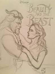 I Don T Really Draw In This Style But I Have A Special Place In My Heart For Beauty And The Beast Drawing Beauty And The Beast Art Disney Beauty And The