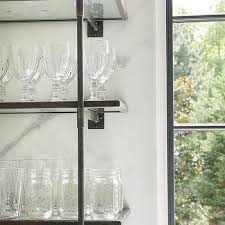 Besy floating shelves wall mounted storage shelves with towel rack rails bar, paper towel holder with shelf for kitchen, bathroom tissue roll hanger, matte. Brass Kitchen Wall Shelving Unit Design Ideas