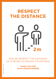 Yupo Stickers A Great And Easy Way For Social Distancing In Shops Design Paper Brosur Tanda Kesehatan