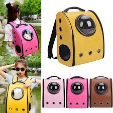 Dog Cat Pet Astronaut Capsule Backpack Carrier Box With Transparent Breathable Cover Pet Backpack Carrier Cat Pet Supplies Pet Backpack