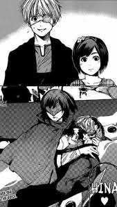 Ella es un personaje de el anime y manga tokyo ghoul,es a simple vista una chica tierna y adorable ,y su apariencia engaña en realidad tiene 14 años,aparece en el manga capitulo 10 junto a su madre y en el episodio 3 de la primera temporada en el anime,manga :re capitulo 17. Anime 1035097 Kaneki Tokyo Ghoul Re And Hinami On Favim Com