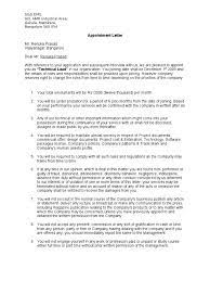 Also known as an employment offer letter, an appointment letter is an official document issued to the candidate by the employer or hr manager, which confirms the joining of the. Appointment Letter Format Business Law Virtue