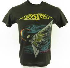 The most badass collection of vintage concert tees in the world. Vintage 80s Boston Third Stage 1987 Us Tour T Shirt Med Deadstock The Clothing Vault