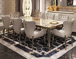 Nella Vetrina Visionnaire Ipe Cavalli Chatam Luxury Italian Table In Marble Italian Dining Table Italian Furniture Modern Italian Furniture