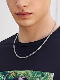 Add 1/4 to 1/2 inch for a snug fit. Guys Spiral Detail Necklace Romwe Usa