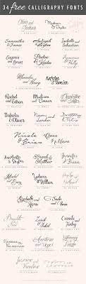34 Free Calligraphy Script Fonts For Wedding Invitations Pretty Wedding Paper Free Calligraphy Fonts Modern Calligraphy Fonts Typography Fonts