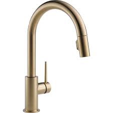 Delta faucet 75935 trinsic robe hook, polished chrome. Delta Trinsic Kitchen Faucet 15 69 In 1 Handle Champagne Bronze Lowe S Canada