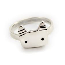 Tom Cat Ring Sterling Silver Cat Ring - Etsy