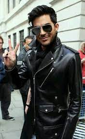 Casual Adam Lambert Leather Jacket Mens Fashion