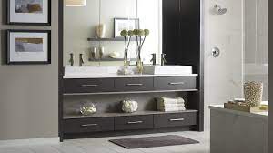You can also find the vanity that coordinates easily with most modern. Modern Walnut Bathroom Vanity Omega Cabinetry