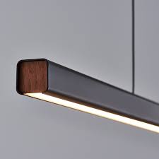 Black Finish Linear Pendant Lighting Interior Lighting Linear Pendant Light