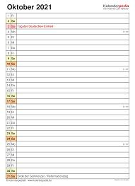 Es wird jeden aspekt ihrer arbeit oder ihrem sozialen leben zum besseren verändern. Kalender Oktober 2021 Als Pdf Vorlagen