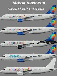 Small Planet Lithuania Airbus A320 200 Nils Juergen S Paint Hangar Airbus Small Planet Commercial Aircraft