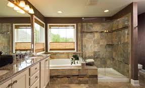 Another design idea is using sharp contrasting colors to create a statement. 15 Bathrooms With Granite Countertops Home Design Lover