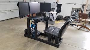 My rig (more or less) available as a free build it yourself thingy: Diy 2x4 Sim Racing Rig Album On Imgur