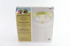 Hampton Bay Flush Mount Light Fixture Property Room