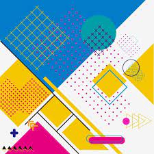 Modern Geometric Decorative Abstract Memphis Elements Poster Illustration Concise Png And Vector With Transparent Background For Free Download Web Graphic Design Graphic Design Background Templates Abstract