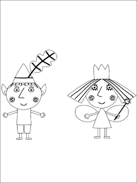 All you need is regular paper or cardstock and any printer will do. Colouring Ben And Holly S Little Kingdom 3