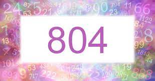 Year 804 (dccciv) was a leap year starting on monday (link will display the full calendar) of the julian calendar. 804 Numerology And The Spiritual Meaning Number Academy