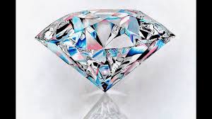 How To Draw A Realistic Diamond Youtube Diamond Drawing Realistic Drawings Jewel Drawing