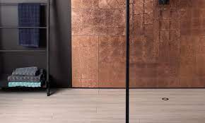 7/8 corrugated metal roofing has deep wavy corrugations that look stunning as walls and siding. Create On Trend Bathroom With Copper By Mira Showers