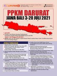 Pemerintah resmi memperpanjang ppkm di luar jawa bali hingga 2 agustus 2021. Headline Ppkm Darurat Jawa Bali Segera Diberlakukan Skenario Pembatasannya News Liputan6 Com