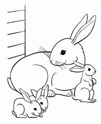 Coloring Pages Of Animals And Their Homes Bunny Coloring Pages Family Coloring Pages Animal Coloring Pages