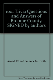 No matter how simple the math problem is, just seeing numbers and equations could send many people running for the hills. 1001 Trivia Questions And Answers Of Broome County Signed By Authors Aswad Ed And Suzanne Meredith 9780974614007 Amazon Com Books