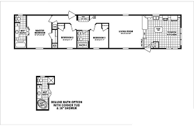 Main Street 8016 15 3 Schult Homes Single Wide Mobile Homes Corner Tub Floor Plans