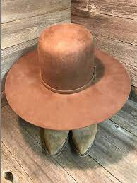 50x Rust 4 1 2 Brim Open Crown Western Hats Hats Cowboy Spurs