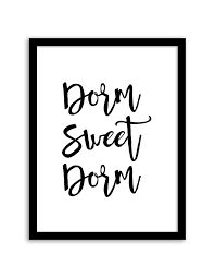 Dorm Sweet Dorm Wall Art Dorm Wall Art Wall Printables Dorm Room Wall Art