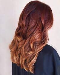 Fabulous Copper Melt Red Hair With Highlights Red Blonde Hair Hair Color Mahogany
