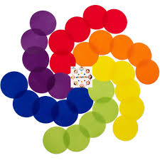Guaranteed the lowest price on genuine sitspots! Cigi Fun Carpet Spots Markers For Classroom Floor 5 Vibrant Nylon Sit Circle Spot Dots For